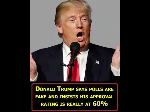 TRUMP REJECTS THE NUMBERS! “I’M AT 60%''