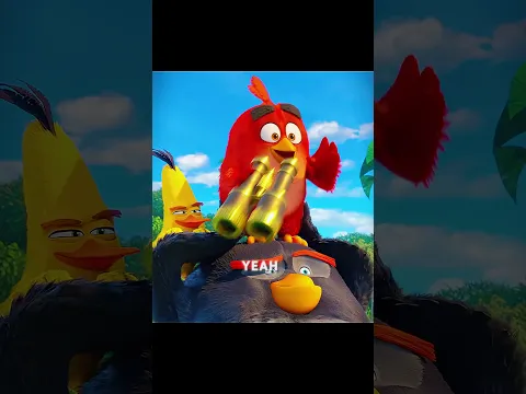 This Angry Bird Has ZERO Chill! 💀" #angrybirds #funnyvideo #shortvideo #viralvideo