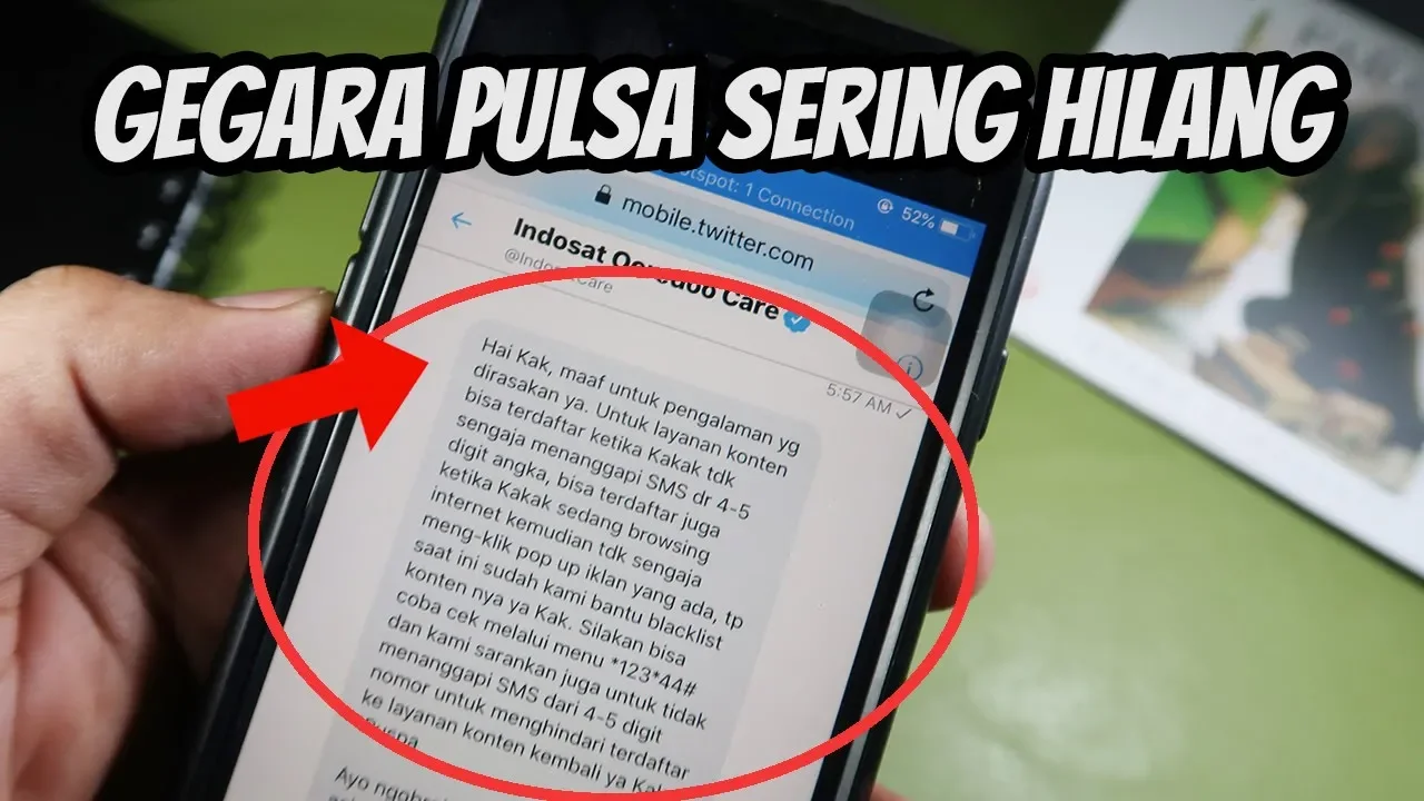 CARA MENGETAHUI PULSA INDOSAT KESEDOT SENDIRI. 