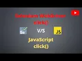 How to Perform Click on WebElement using Selenium WebDriver and JavaScript Selenium - Java