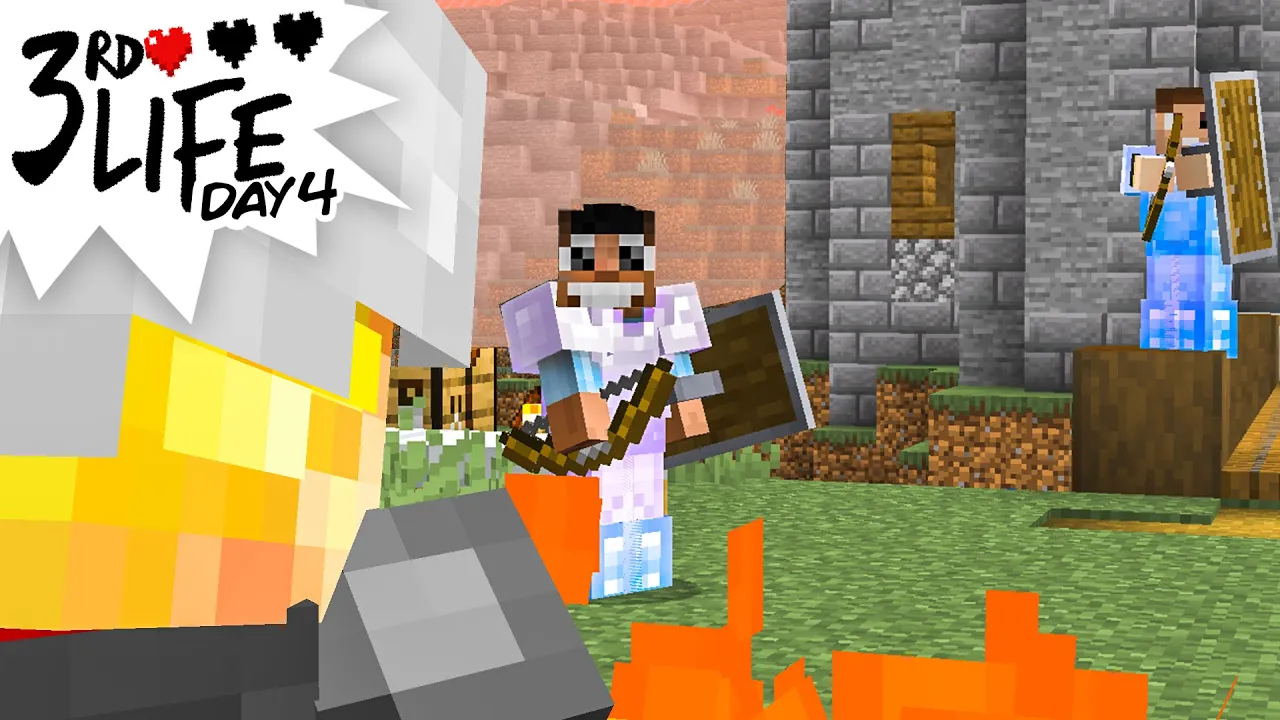 Watch "Minecraft 3rd Life: Day 4 - Finally in the Red" on YouTube