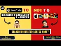 Search in Rotated Sorted Array Code Implementation Leetcode 33 Progression90