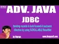 JDBC - 156 Iterating records in both forward backward direction by using SCROLLABLE ResultSet