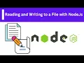How to Read and Write to Files in Nodejs - Nodejs Problems and Solutions Series
