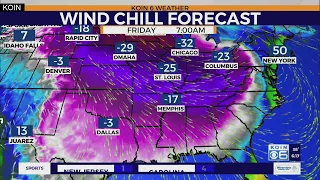 Weather forecast Artic air arrives in OregonWednesday
