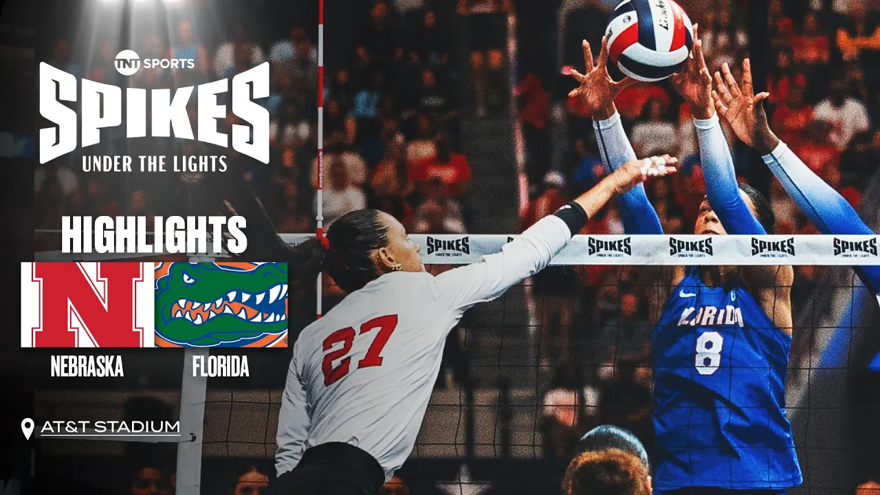 Nebraska vs. Florida: Spikes Under the Lights college volleyball extended highlights