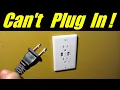 How to Plug In an Electrical Outlet that is Child Safety and Tamper Proof