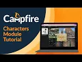 Campfire Create Character Profiles Moodboards