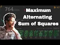 Weekly Contest 473 Maximum Alternating Sum of Squares