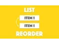 Reordering a List in Ionic