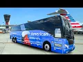 This AMERICAN AIRLINES flight is actually a BUS