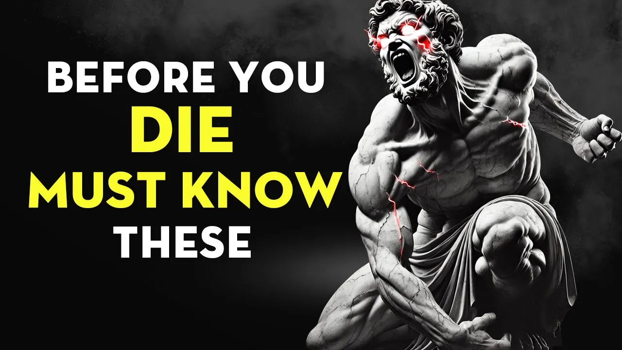 Outline Video Before You Die Must Know These 7 Stoic Lessons That Will Change Your Life Forever | Stoicism
