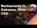 Restaurants in Gahanna Ohio - USA