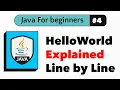 Hello World Explained Line by Line No Overwhelm Java For Beginners