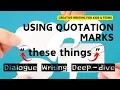 Creative Writing for Kids Teens Using Quotation Marks Dialogue Writing