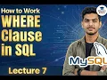 MySQL WHERE Clause Explained in Hindi SQL Data Filtering