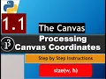 1 1 Processing Understanding the canvas coordinates