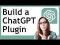 Create a ChatGPT Plugin from Scratch Step-by-Step Tutorial