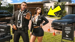 Franklin and His Girlfriend Become Security Of MAIFA BOSS in GTA 5 | Shinchan & Spiderman