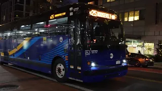 SIGNED AS Q25 MTA Bus Company 2025 Prevost X3-45 deadheading to the QM10 to Lefrak City