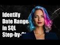 How to Identify Overlapping Date Ranges in SQL A Step-by-Step Guide
