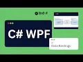 C WPF Tutorial 7 - DataBindings in WPF OneWay TwoWay DataContext Explained in Hindi