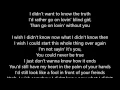 Toby Keith - Wish I Didn't Know Now - Lyrics Scrolling