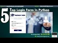 Top 5 Login System made in Python Tkinter