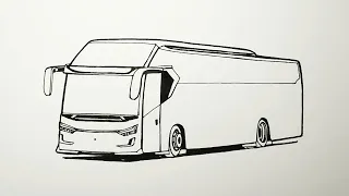 Cara Menggambar Bus, BUS SR3 HD