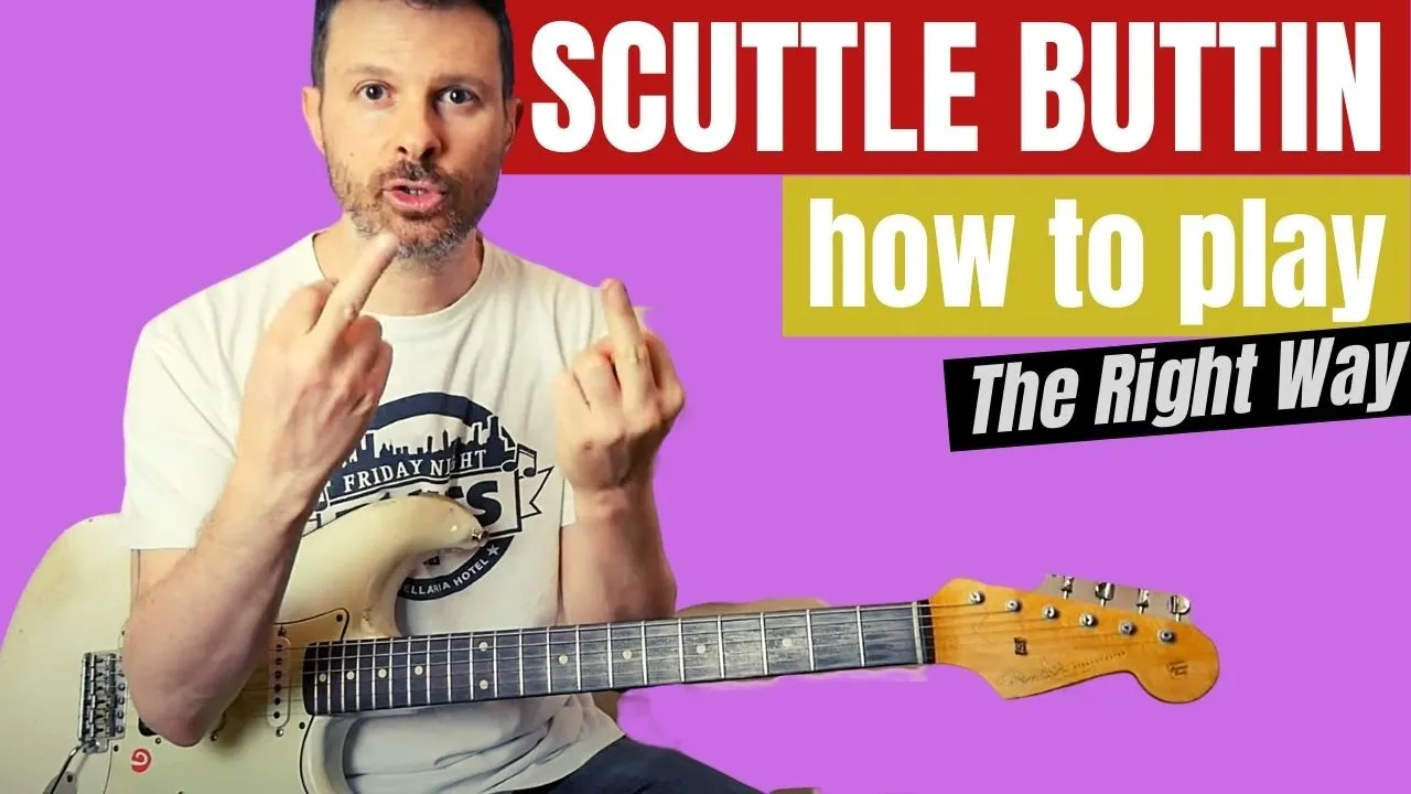 SCUTTLE BUTTIN - guitar lesson - how to play it the right way // tutorial SCUTTLE BUTTIN - guitar lesson - how to play it the right way // tutorial