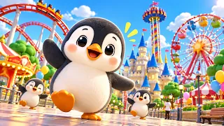 Penguen Lunaparkta Geziyor - Çocukların Sevdiği Şarkılar - Haftasonu Eğlencesi