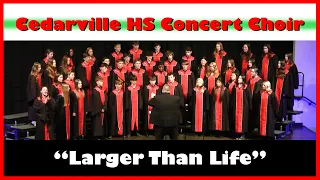 Larger Than Life Pinkzebra By HS Concert Choir 