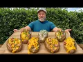 Download Lagu Grilled Kumpir Stuffed with 10 Toppings Cooked Outdoors