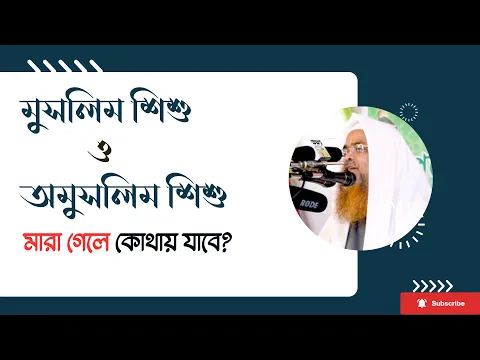 প্রশ্ন : মুসলিম শিশু ও অমুসলিম শিশু মারা গেলে কোথায় যাবে?