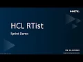 HCL RTist - Sprint Demo 2022 26