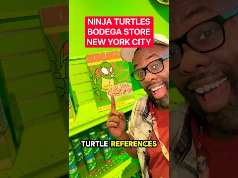 Ninja Turtles Bodega in New York for NYCC #tmnt #ninjaturtles #newyork #nostalgia