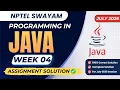 Programming in Java Week 4 Assignment Solution July 2026 NPTEL SWAYAM