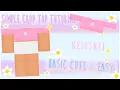 ROBLOX Tutorial How to make a cute easy crop top