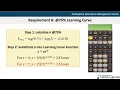 Operations Management Learning Curves