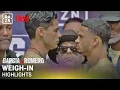 RYAN GARCIA vs ROLLY ROMERO Full Weigh In