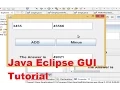 Java Eclipse GUI Tutorial 2 Creating A Simple Calculator Using JFrame