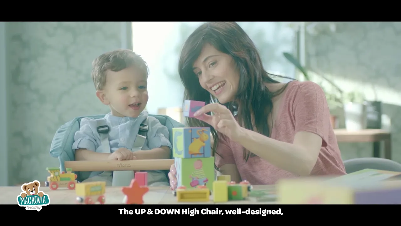 Jedálenské stoličky - Jedálenská stolička z dreva Up & Down High Chair Beaba - 7