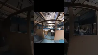 A mockup of a performance cat #odiseacatamarans #performanceboats #welding #boatbuild #sailing