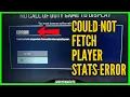 Black Ops 6 Warzone Error Could not Fetch Player Stats Loop Cycle Error Easy Fix Tutorial