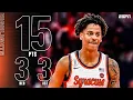HIGHLIGHTS from Kiyan Anthony s DEBUT at Syracuse ESPN College Basketball