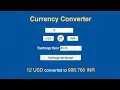 Currency Converter in Javascript - Javascript Project for beginners