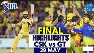 gt vs csk ipl final 2023 highlights cskvsgt ipl 2023 ipl final