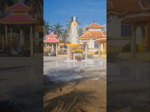 Cúng dường tượng Quan Thế Âm Bồ Tát ở Long An! #buddha #quantheambotat