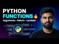 Functions in Python Explained Data Science Lecture 8 by techlearningwithRajat