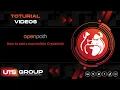 How to Add a New Mobile Credential for Openpath Access Control UTS Group